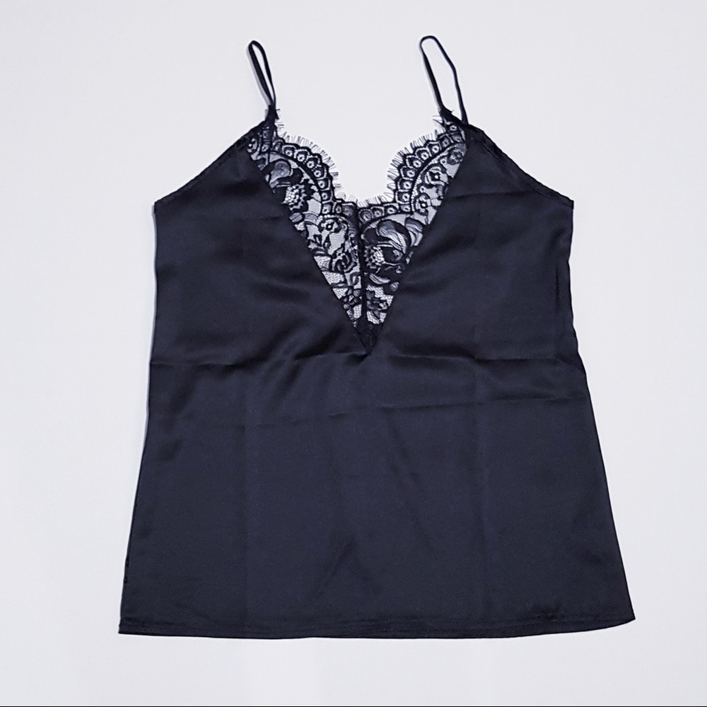 Black lace blouse Cami - Picture 5 of 8